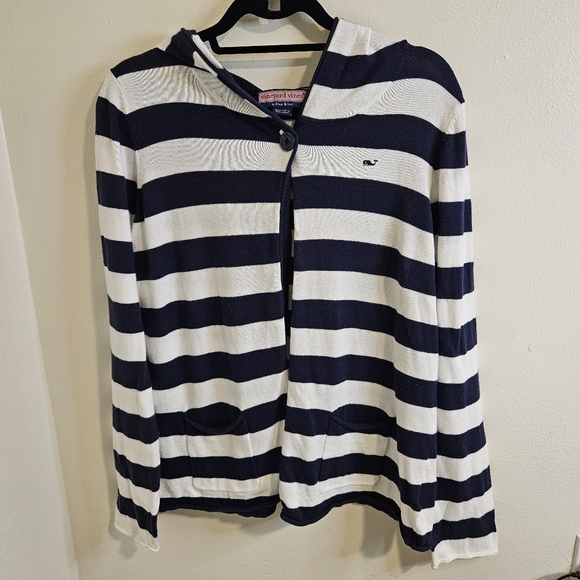 Vineyard Vines Sweaters - Vineyard Vines 100% Cotton Striped Lightweight Sweater Size Large
